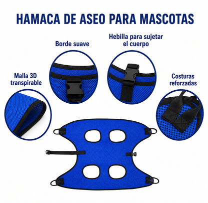 Hamaca para Perros y Gatos - Cuidado Fácil y Seguro