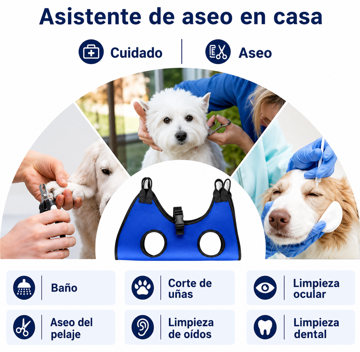 Hamaca para Perros y Gatos - Cuidado Fácil y Seguro